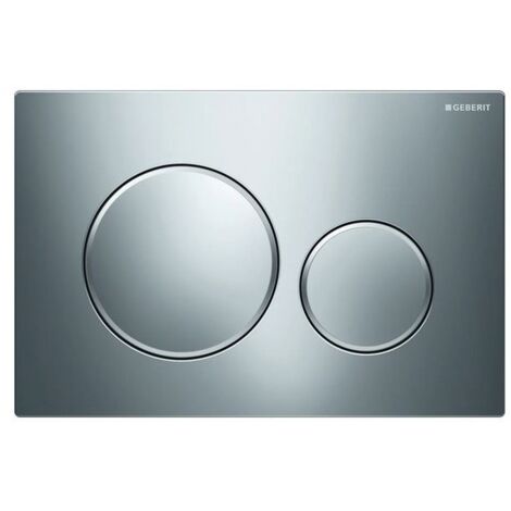 Geberit 115.882.KH.1 Placca 2 Pulsanti Sigma 30 New, Grigio