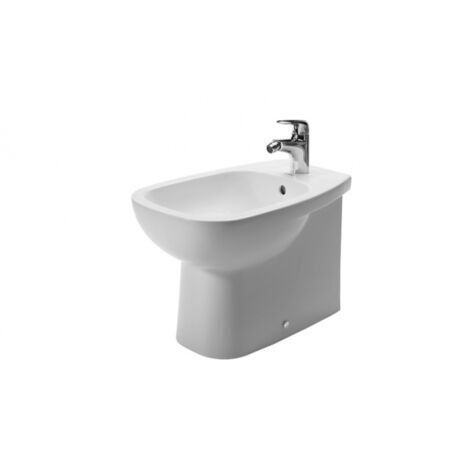 Duravit D-Code - Bidet a terra, bianco alpino 22411000002