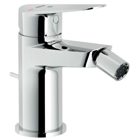 Miscelatore monocomando per bidet 135 mm a risparmio energetico in ottone cromato - Nobili Blues