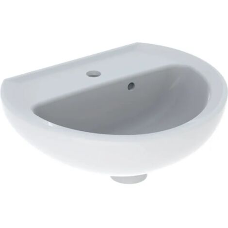 Lavamani 40x33 cm bianco lucido - Geberit Colibrì