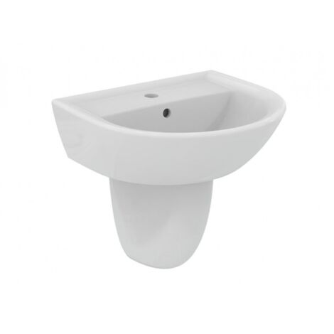 Colonna Per Lavabo Ideal Standard Eurovit Quarzo - Bianco, 1 Foro, Installazione Libera E Sostenibile