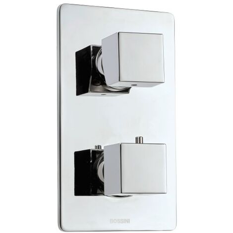 Miscelatore doccia termostatico cromo 2/3/4/5 vie - Bossini Cube - Standard