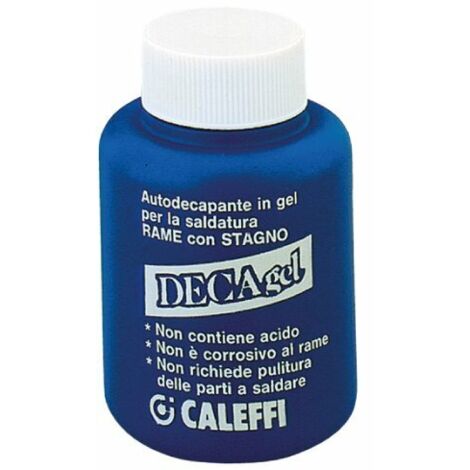 Decapante in gel per saldatura rame con stagno Caleffi 615100  Adesivo