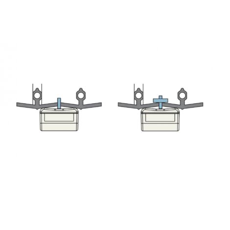 CALEFFI 7200 Kit Fissaggio Piastra 39Mm E Vite Autofilettante - 720060