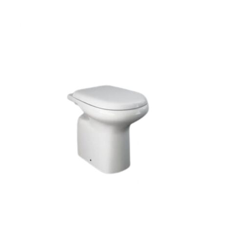 Vaso filomuro bianco lucido - Rak Ceramics Orient - Senza copri wc