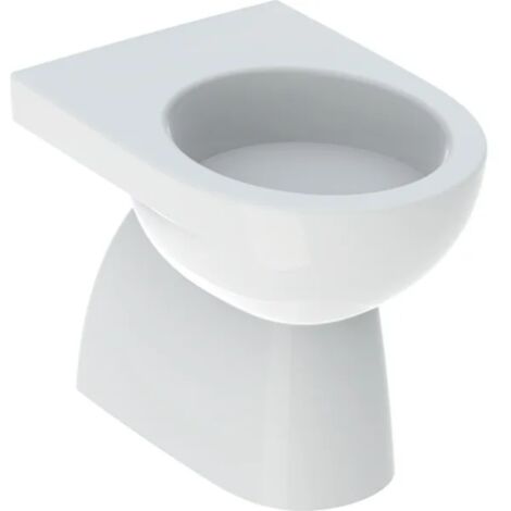 Vaso wc a terra  con scarico a pavimento in ceramica bianca serie selnova scarico a pavimento GEBERIT