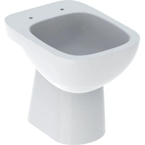 Vaso wc a terra con scarico a pavimento in ceramica bianca serie fantasia scarico a pavimento GEBERIT
