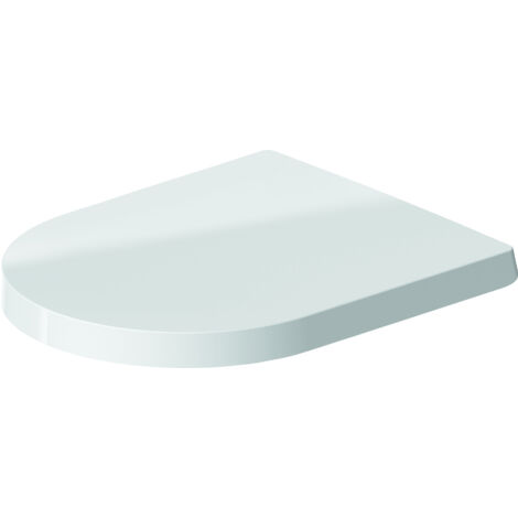Sedile wc con coperchio bianco lucido con chiusura rallentata - Duravit Me (1/5)