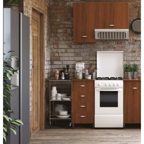 Pensile Cucina Componibile Noce Antico 40x32x72 Cm - 1 Anta, Stile Classico