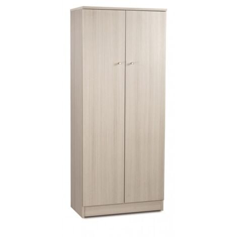 Biella armadio di colore eucalipto con due ante 62 x 147H cm - Eucalipto