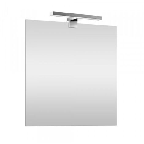 Mobile bagno a terra 80 cm  noce sabbiato con lavabo - Bristol - Noce 80 cm Standard