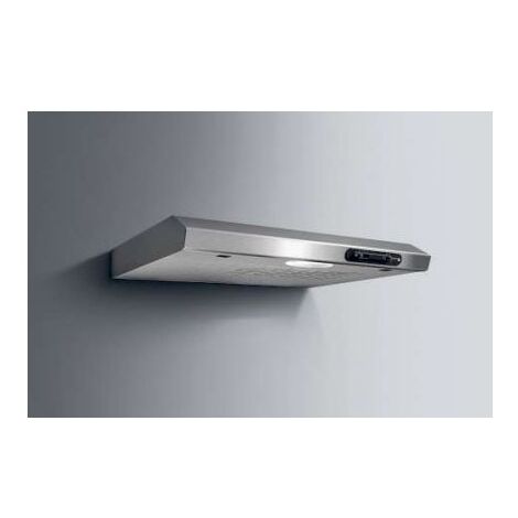 Sopracappa cucina 60x31x48 cm in legno grigio cemento con un'anta e depuratore - Massa