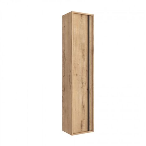Mobile bagno a terra 60 cm in legno rovere ostippo con lavabo in porcellana - Astoria - 60 cm Standard
