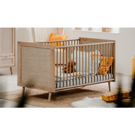 Culla per bambini 144x76 cm rovere chiaro - Agrigento