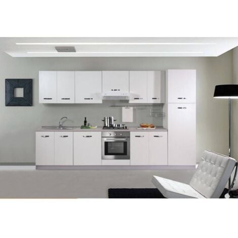 Base cucina 40x60x82 cm in legno bianco frassinato con un’anta - Foligno