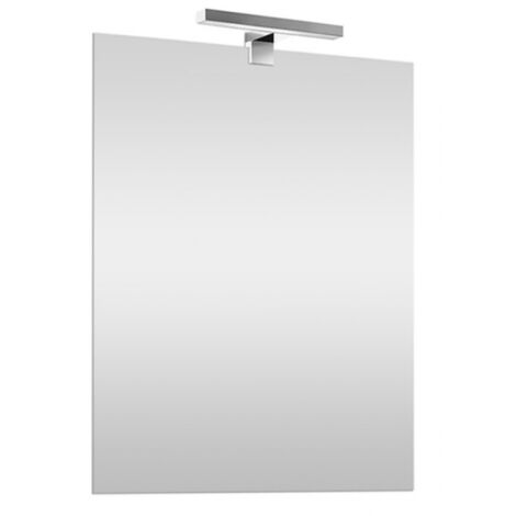 Mobile bagno a terra 80 cm bianco lucido e olmo con lavabo a ciotola - Viborg - Bianco lucido 80 cm Standard