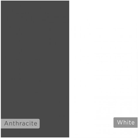 Scrivania 153,5x 60 cm bianco opaco e grigio antracite con quattro cubi - White