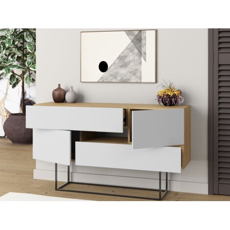 Madia moderna 184x80h cm 2 ante e 3 cassetti