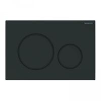 Geberit 115.882.16.1 SIGMA20 placca di comando doppio tasto, placca e tasti colore nero finitura opaco, anelli design colore nero | Prezzi e offerte su Tavolla.com