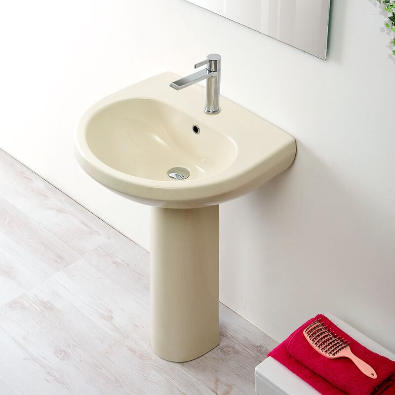 Lavabo Champagne CLASSIC YOU 58 x 53 Sospeso o Colonna (SOLO LAVABO)