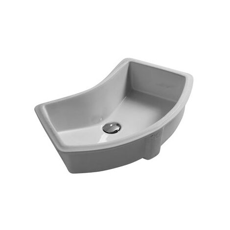Lavabo sottopiano curvo 62x39 arcuato incasso ceramica