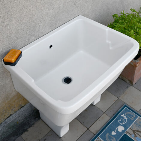 Vasca grande lavatoio Marna da appoggio 75x60xh42