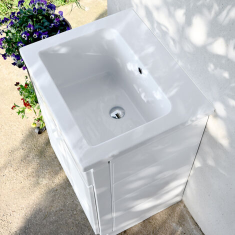 Mobile lavatoio esterno in ceramica YORK PLUS 60 X 50 Design (1/5)