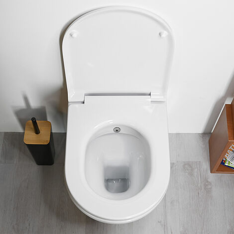 WC Bidet Sospeso Combinato ZETA 50x36xh31 con Copriwater