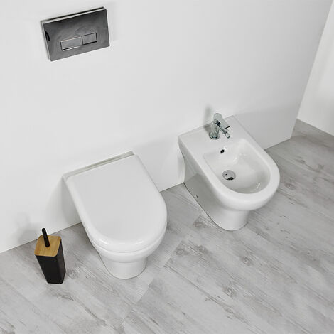 Sanitari Bagno ZENTRUM Filomuro 52x35 di VITRA con copriwater