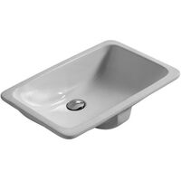 Lavabo sottopiano incasso rettangolare 56x37 ceramica