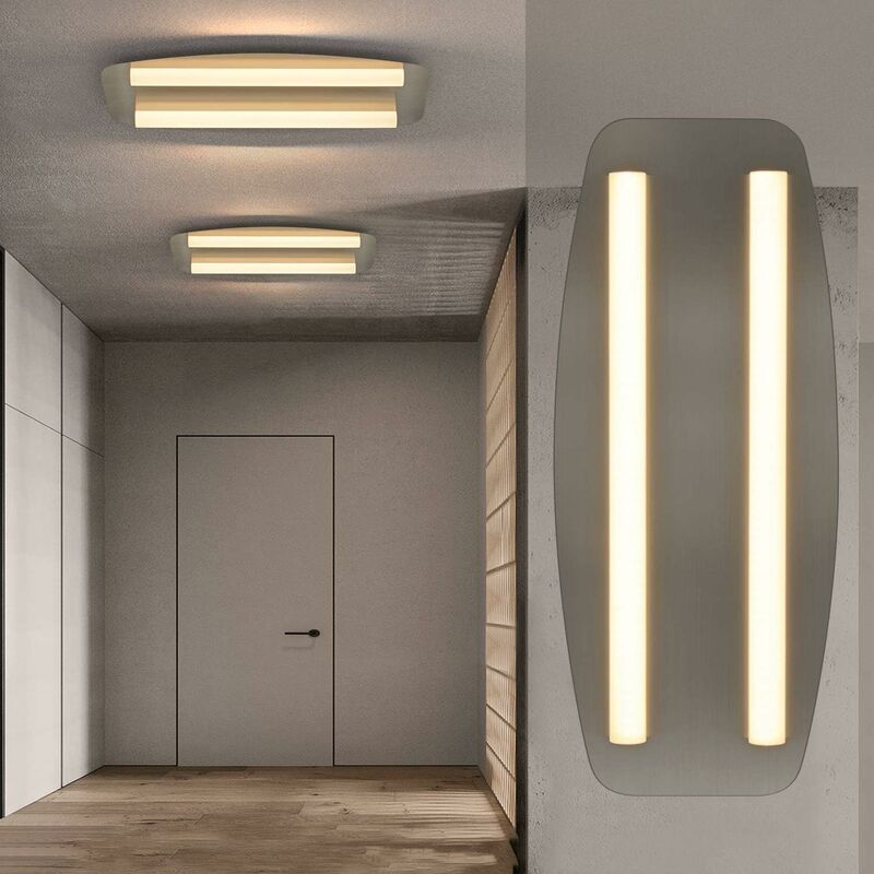 ZMH Plafonnier LED RGB Dimmable 28W, Lampe de plafond à changement de  couleur avec télécommande 3000K-6500K, Lampe plate pour salon chambre salle  de bain cuisine couloir, RGB+blanc froid+blanc chaud r