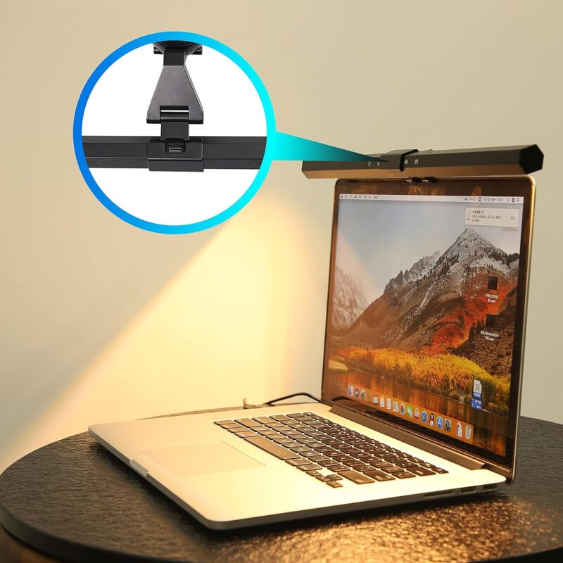 ZMH Lampe LED pour écran d'ordinateur – E-Reading USB Lampe de