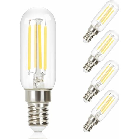 SCNNC Ampoule LED E14 T18 Frigo AC230V 3W, 300LM Blanc Froid 6000K, Non  Dimmable, Équivalent 30W Incandescent, Ampoule E14 LED pour Réfrigérateur,  Lampe à Sel, Machine à Coudre, Veilleuse, 2 Unité 