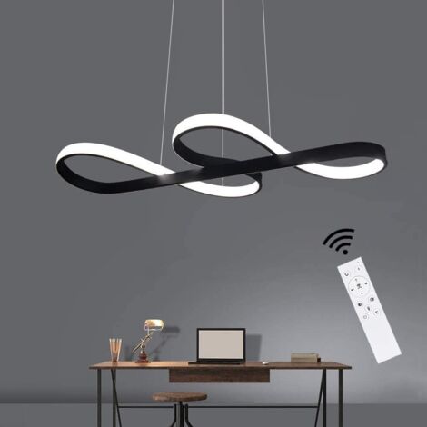 ZMH LED Lampe Suspension Symbole Musicaux 47W Luminaire Plafonnier Moderne Hauteur et Température de Couleur Réglable avec Télécommande Fonction d (1/5)