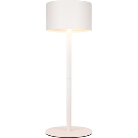 ZMH Lampe de table LED Premium sans fil - réglable en hauteur et dimmable (3000K/4500K/6000K) avec touche, charge rapide USB-C, étanche IP44 pour bureau, chambre-Design moderne en noir (1/5)