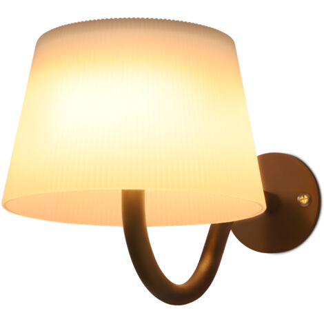 Applique Murale Sur Batterie - 2 Pièces Dorées Vintage - Verre Vert - Dimmable Avec Télécommande - Pour Chambre, Salon