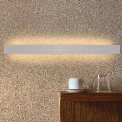 ZMH Applique murale LED Moderne intérieur Lampe de Couloir Longueur 3000K Blanc Chaud éclairage mural pour salon, escalier, chambre Blanc 60cm