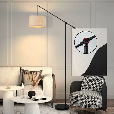 ZMH Lampadaire Salon Moderne Lampadaire - Tissu Design Lampe à arc