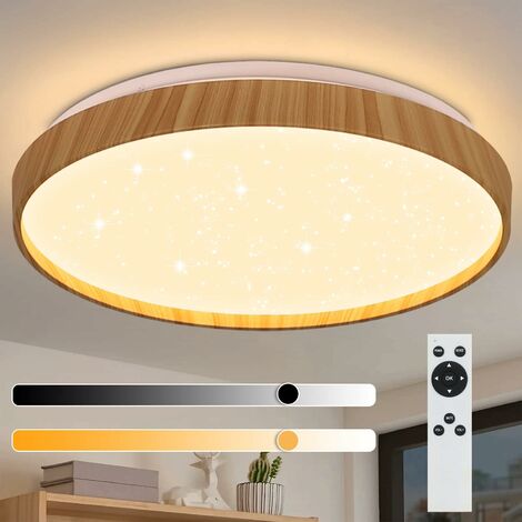 Anten plafonnier led dimmable rond 24w ultra-mince couleur