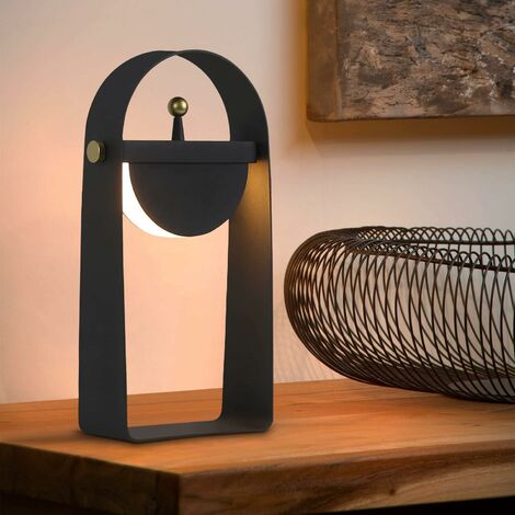 Lampe de table sans fil portable lampe chevet LED 3 Mode de Lumière 4 en 1  360°
