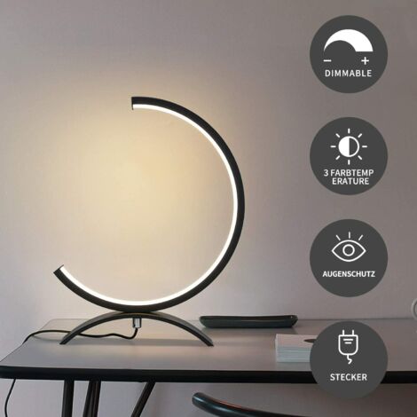 ZMH Plafoniera LED Dimmerabile A 2 Anelli 46W 59cm – Nero, Moderna, Con Telecomando, Per Soggiorno E Camera - 2