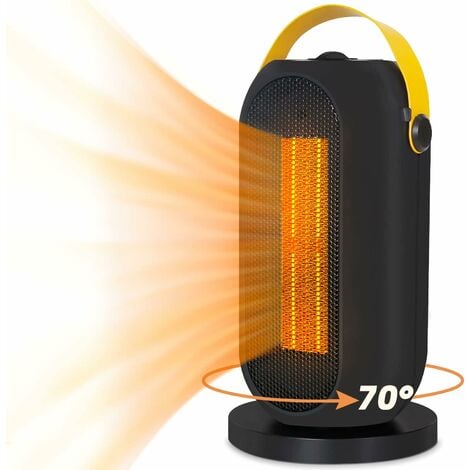 Radiateur soufflant portable en céramique 1200 W - Silencieux et économe en  énergie 