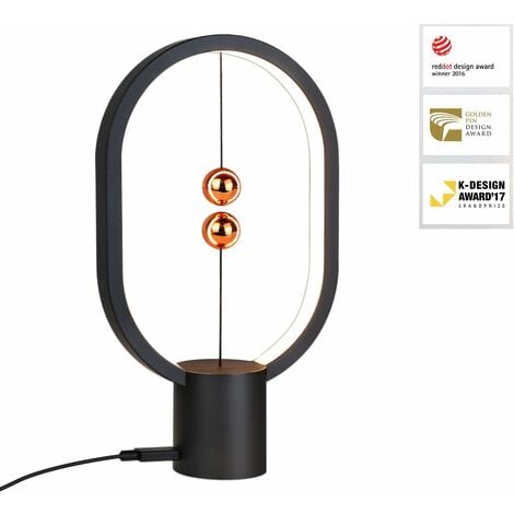 USB Lampe Magnetique, Lampe Balance de Bureau LED en Plastique