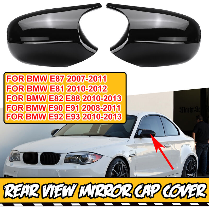 COQUES DE RETROVISEURS CARBONE BMW M3 E90 OU M3 E92, BMW E82 1M  (Remplacement) (2007/2014)