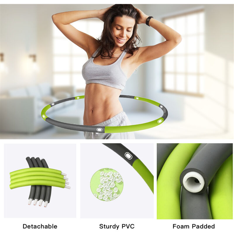 Cerceau Hula Hoop rétractable 100cm 1,2kg - HOME FIT TRAINING