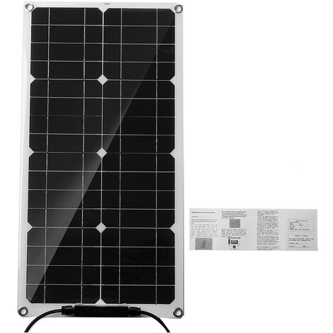 Portable Panneau Solaire 100W 12V Kit de Panneau Solaire voiture van camping car Drip Stream chargeur de batterie