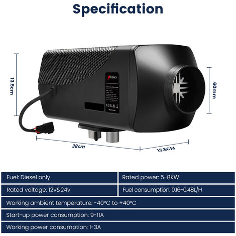 Manuel d'utilisation du chauffage diesel Bluetooth Hcalory HC-A01