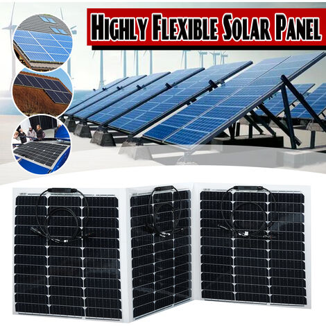 Panneau solaire flexible monocristallin 350W 18.5V imperméable