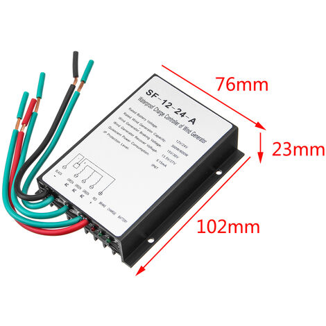 Regolatore Di Carica Per Turbina Eolica SF-12-24-A - 12/24V 300W/600W, Impermeabile IP67, Per Impianti Eolici - Foto 6