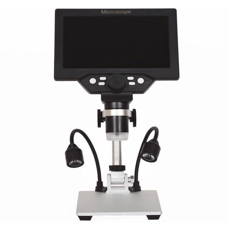 Microscopio digitale G1200D 12MP Schermo a colori di grandi dimensioni da 7  pollici Ampia base Display
